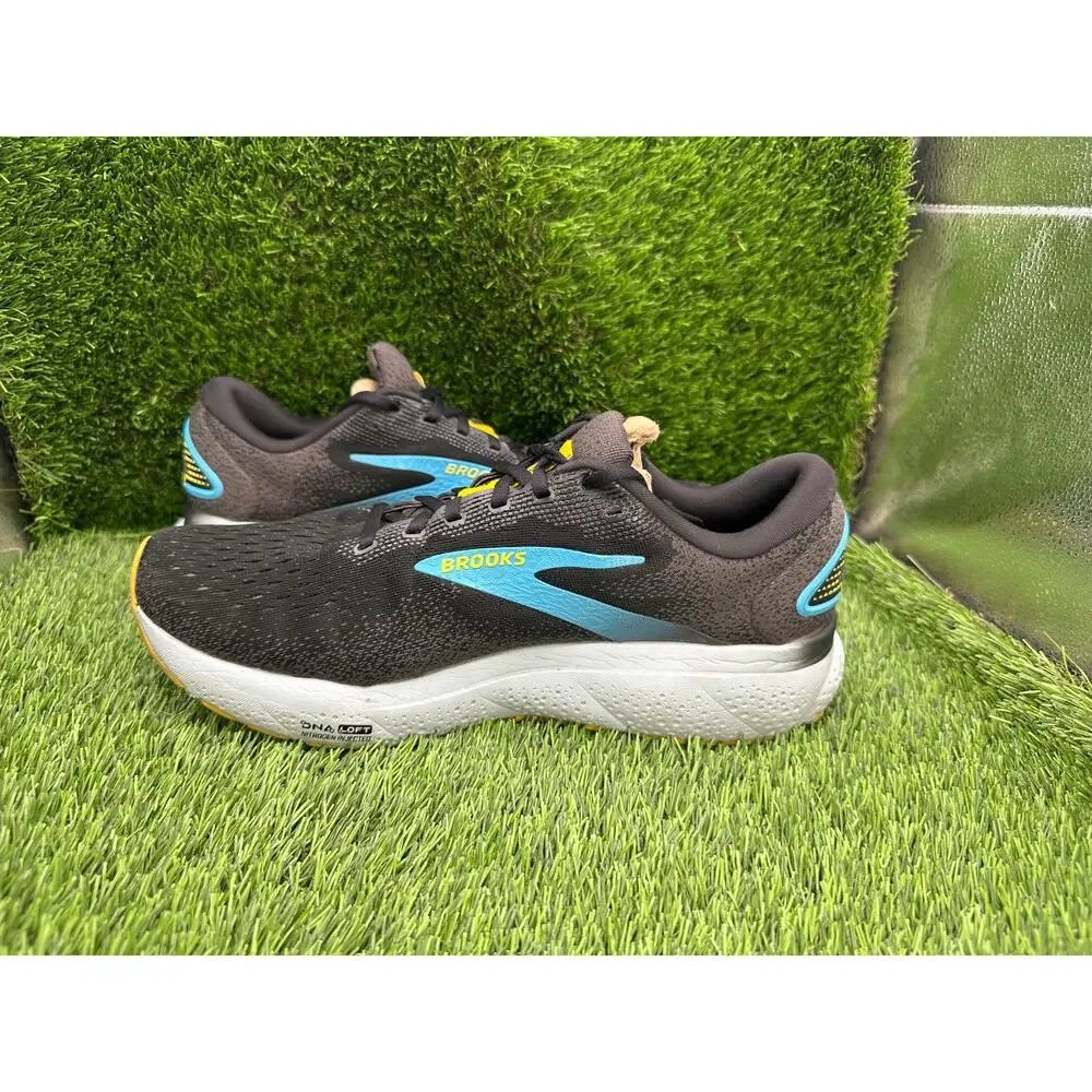 Brooks Ghost 16 1104181D029 Athletic Sneaker Men's 9.5D Black Mesh Road Running - Picture 11 of 15